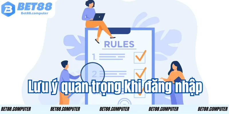 luu y quan trong khi dang nhap