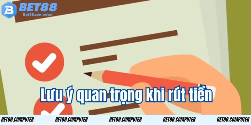 luu y quan trong khi rut tien