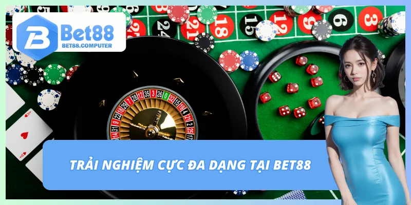 Trải nghiệm tận hưởng bất tận tại BET88